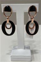 Orecchini Man And Woman Donna in Ottone Zircone EAWM1128NE - EAWM1128NE